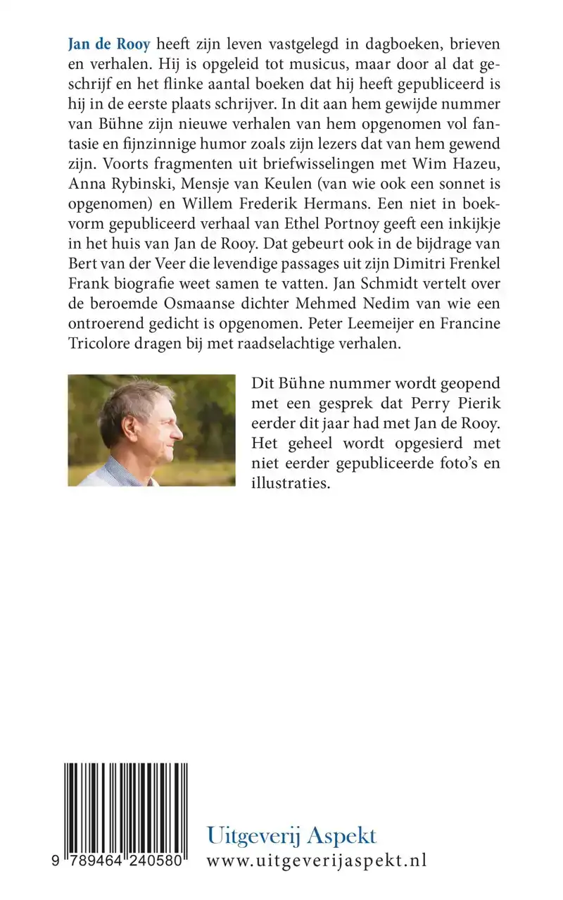 BUHNE SPECIAL JAN DE ROOY