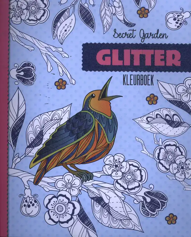 GLITTER KLEURBOEKEN - SECRET GARDEN