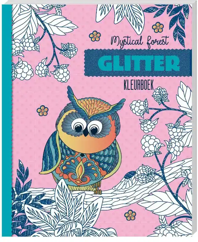 GLITTER KLEURBOEKEN - MYSTICAL FOREST