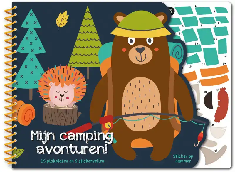 STICKEREN OP NUMMER - MIJN CAMPINGAVONTUREN