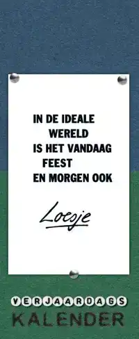 VERJAARDAGSKALENDER INTERSTAT LOESJE 7