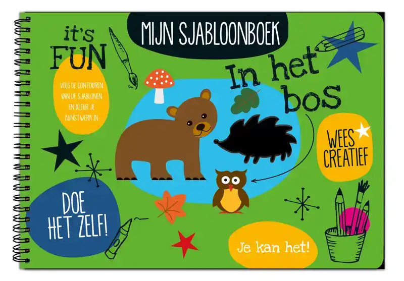 MIJN SJABLOONBOEK - IN HET BOS