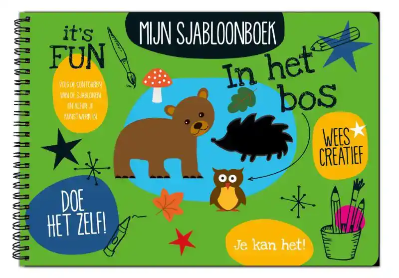 MIJN SJABLOONBOEK - IN HET BOS