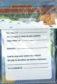 PIRATEN - UITNODIGING PK 943 - SET VAN 6