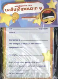 ZONNEBRIL - UITNODIGING PK 946 - SET VAN 6