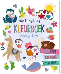 MIJN BLING-BLING KLEURBOEK - SCHATTIGE DIEREN