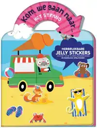 JELLY STICKERBOEK - KOM, WE GAAN NAAR... HET STRAND