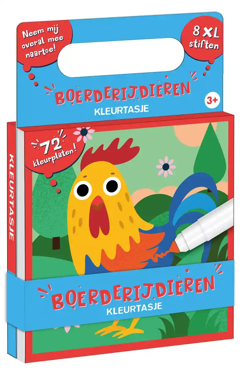 KLEURTASJE - BOERDERIJDIEREN