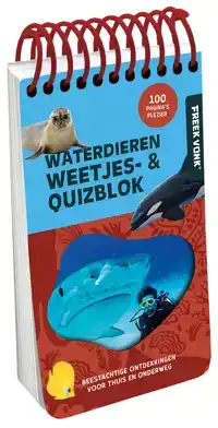 FREEK VONK WEETJES- & QUIZBLOK - WATERDIEREN