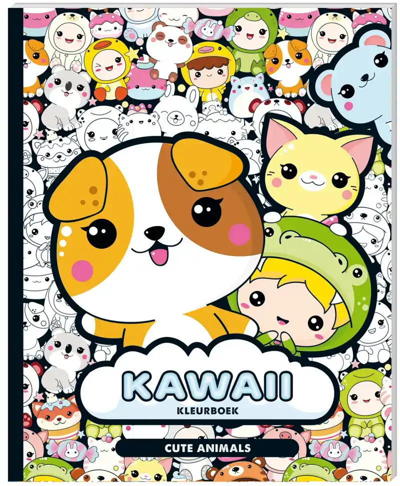 KAWAII KLEURBOEK - CUTE ANIMALS