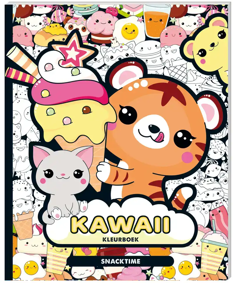 KAWAII KLEURBOEK - SNACKTIME