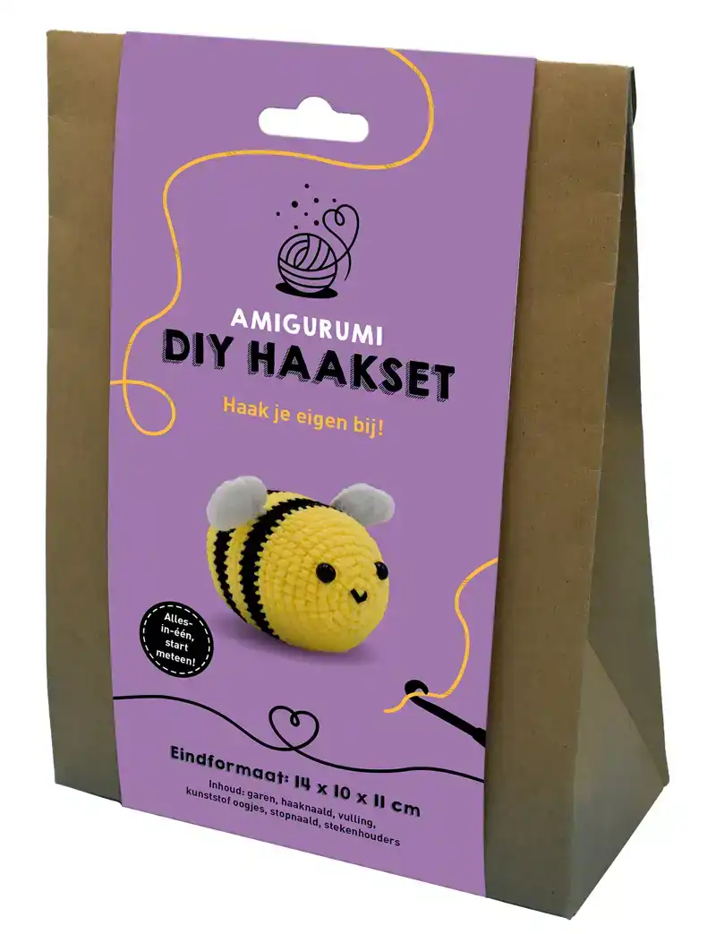 AMIGURUMI DIY HAAKSET - BIJ