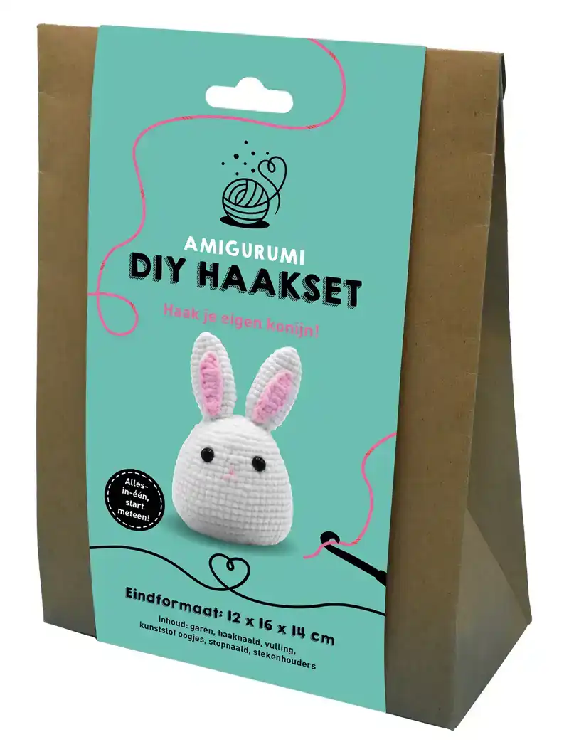 AMIGURUMI DIY HAAKSET - KONIJN