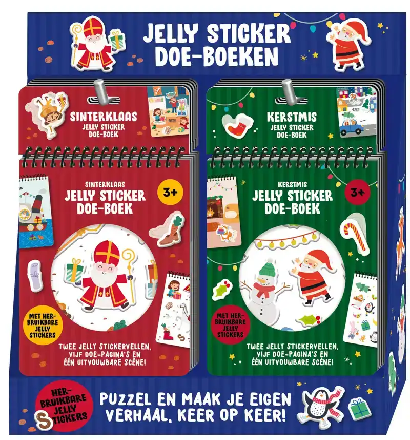 DISPLAY JELLY STICKER DOE-BOEKEN 2 X 6 EX.