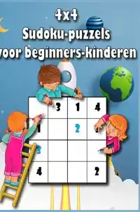 4X4 SUDOKU PUZZELS VOOR KINDEREN