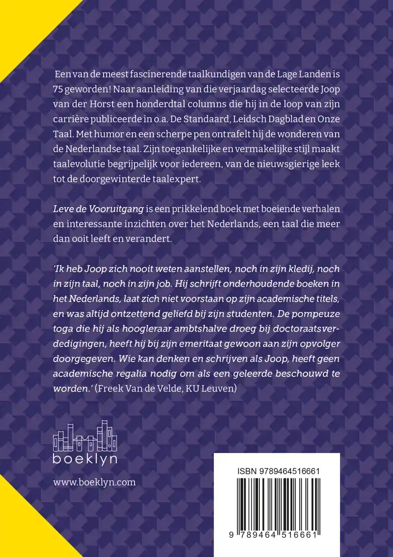 LEVE DE VOORUITGANG!