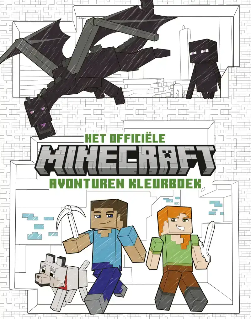 HET OFFICIELE MINECRAFT AVONTUREN KLEURBOEK