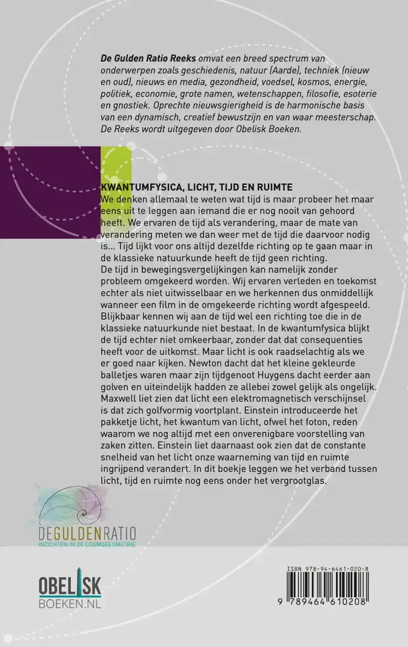 KWANTUMFYSICA, LICHT, TIJD EN RUIMTE