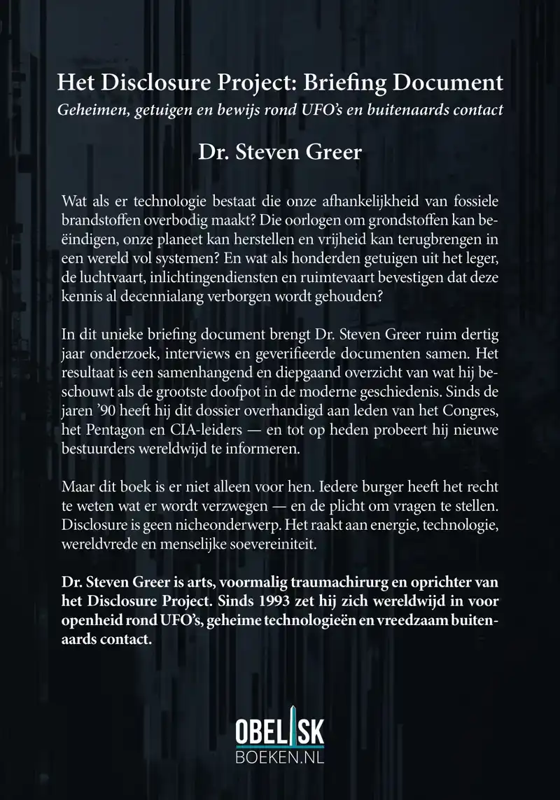 HET DISCLOSURE PROJECT: BRIEFING DOCUMENT