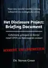 HET DISCLOSURE PROJECT: BRIEFING DOCUMENT