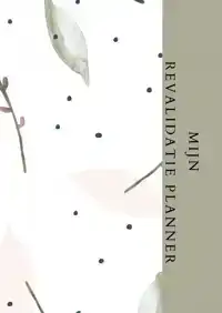 REVALIDATIE PLANNER - DAGPLANNER - THERAPIE PLANNER - A4.