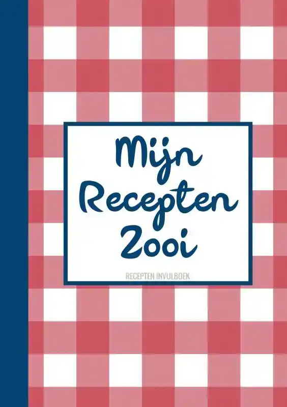 VERJAARDAGSCADEAU - RECEPTEN INVULBOEK - RECEPTENBOEK - "MIJ