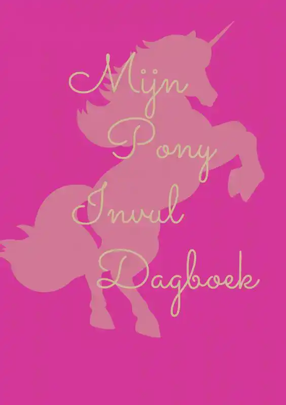 MIJN PONY INVUL DAGBOEK ROZE