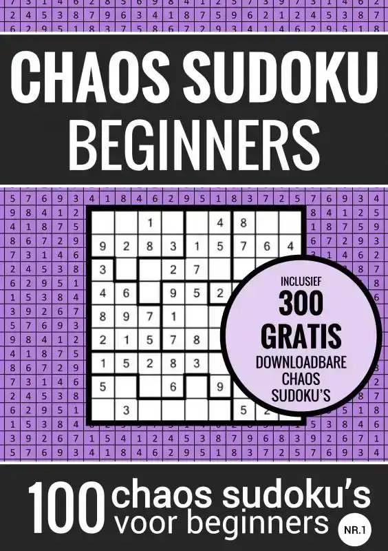 SUDOKU MAKKELIJK: CHAOS SUDOKU - NR. 1 - PUZZELBOEK MET 100