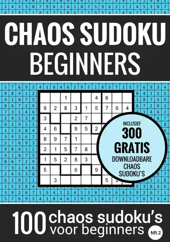 SUDOKU MAKKELIJK: CHAOS SUDOKU - NR. 2 - PUZZELBOEK MET 100
