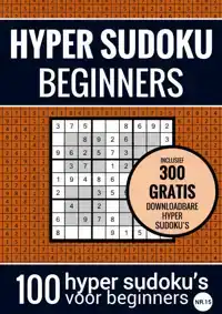 HYPER SUDOKU - NR. 15 - SUDOKU MAKKELIJK - PUZZELBOEK MET 10