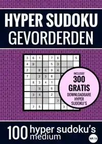 SUDOKU MEDIUM: HYPER SUDOKU - NR. 16 - PUZZELBOEK MET 100 ME