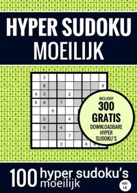 SUDOKU MOEILIJK: HYPER SUDOKU - NR. 18 - PUZZELBOEK MET 100