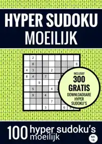 SUDOKU MOEILIJK: HYPER SUDOKU - NR. 18 - PUZZELBOEK MET 100
