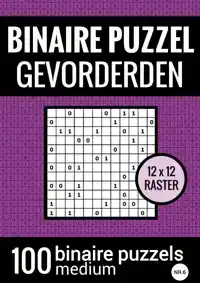 BINAIRE PUZZEL MEDIUM VOOR GEVORDERDEN - PUZZELBOEK MET 100