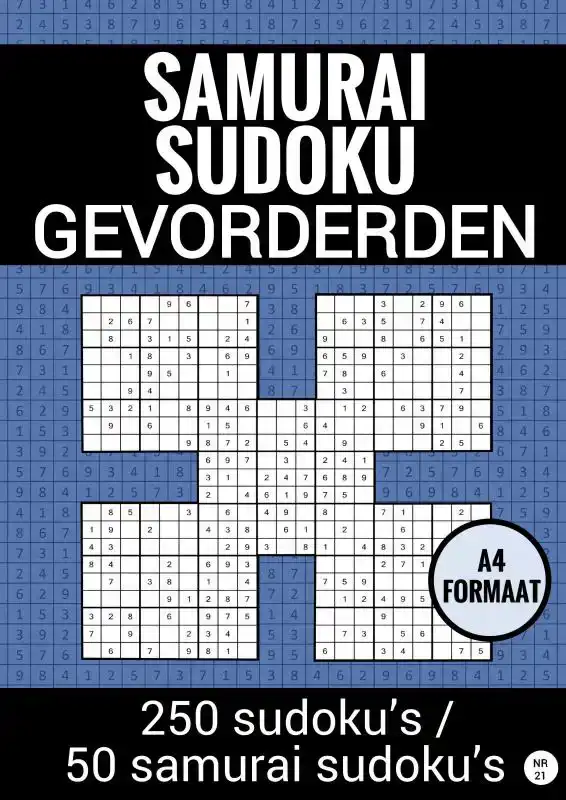 SAMURAI SUDOKU - GEVORDERDEN - NR. 21