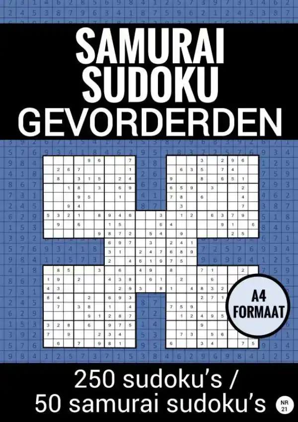 SAMURAI SUDOKU - GEVORDERDEN - NR. 21