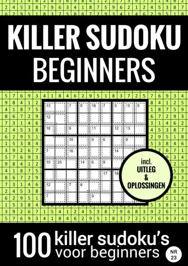 SUDOKU KILLER - MAKKELIJK - NR.23 - PUZZELBOEK MET 100 MAKKE