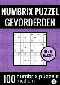 PUZZELBOEK MET 100 NUMBRIX PUZZELS VOOR GEVORDERDEN - NR.11