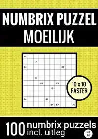 NUMBRIX PUZZEL MOEILIJK VOOR VER GEVORDERDEN - PUZZELBOEK ME