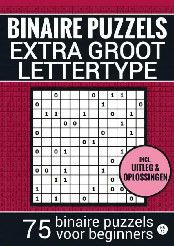PUZZELBOEK GROOT LETTERTYPE - VOOR OUDEREN, SLECHTZIENDEN, O