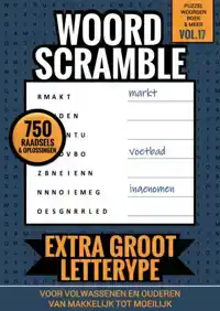 PUZZELWOORDENBOEK & MEER VOL. 17 - WOORD SCRAMBLE VOOR VOLWA