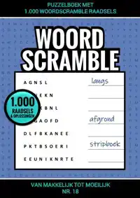 PUZZELBOEK MET 1.000 WOORD SCRAMBLE RAADSELS - NR. 18