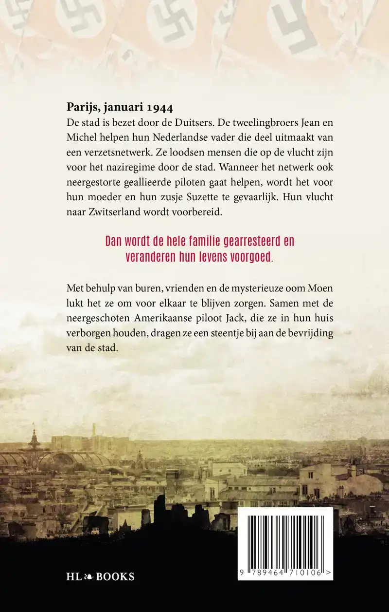 DONKERE WOLKEN BOVEN PARIJS