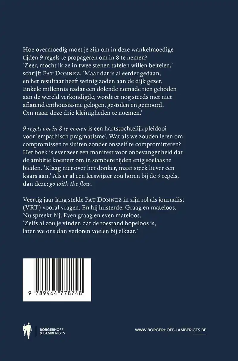 9 REGELS OM IN 8 TE NEMEN