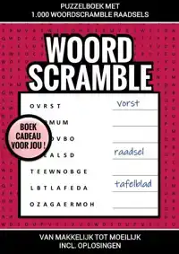 BOEK CADEAU VOOR JOU! - PUZZELBOEK MET 1.000 WOORD SCRAMBLE