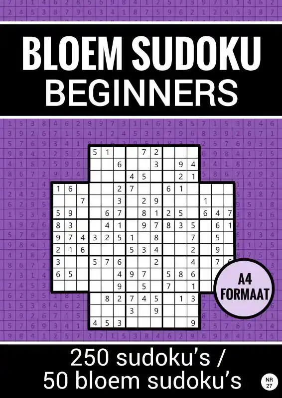 MAKKELIJKE SUDOKU: BLOEM SUDOKU - NR. 27 - PUZZELBOEK MET 50