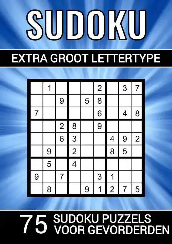 SUDOKU EXTRA GROOT LETTERTYPE - 75 SUDOKU PUZZELS VOOR GEVOR
