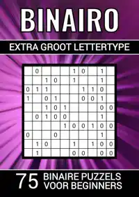 BINAIRO EXTRA GROOT LETTERTYPE - 75 BINAIRE PUZZELS VOOR BEG