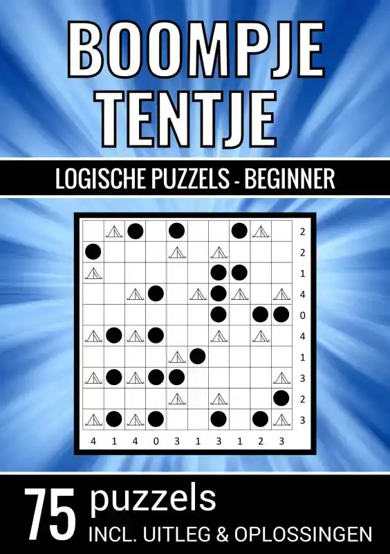 BOOMPJE TENTJE - LOGISCHE PUZZELS BEGINNER - 75 PUZZELS, INC
