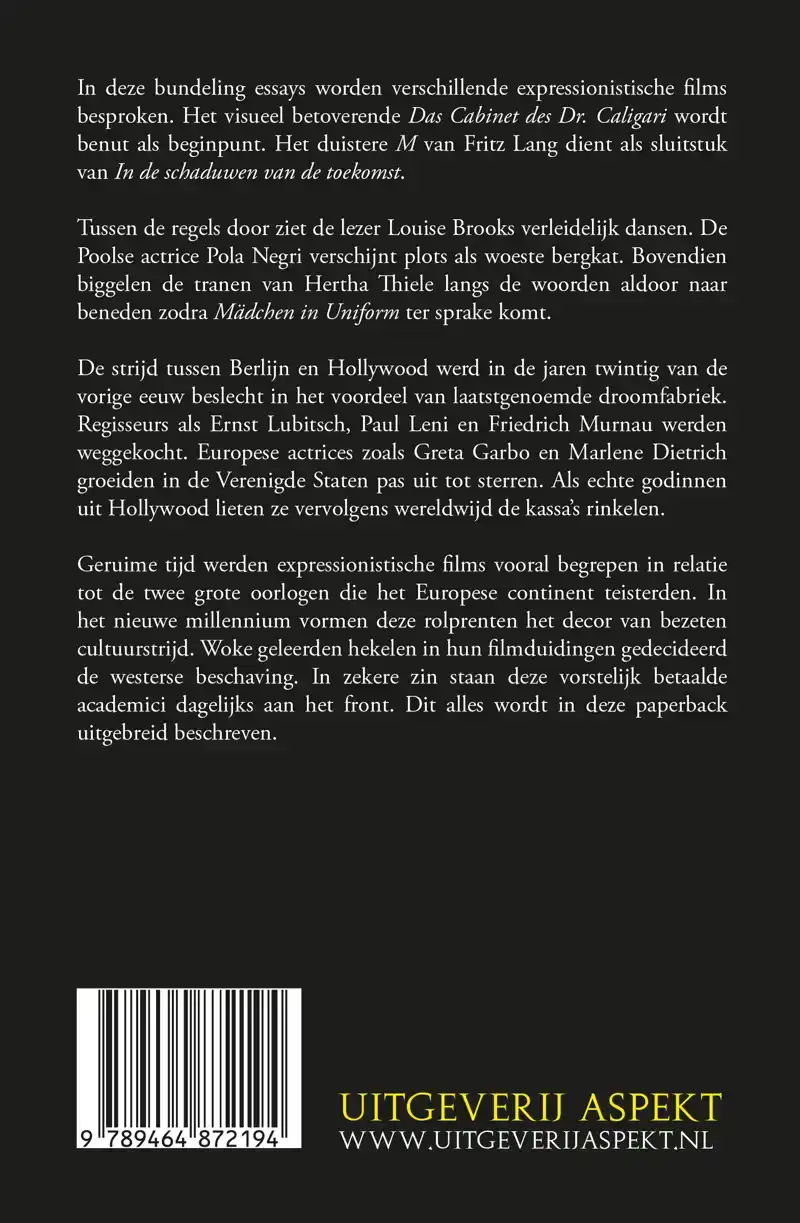 IN DE SCHADUWEN VAN DE TOEKOMST